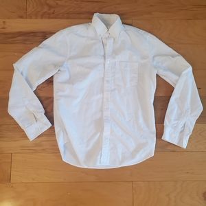 Gap The Modern Oxford White Shirt Buttoen Down Men's Small. Thick Cotton Long Sl